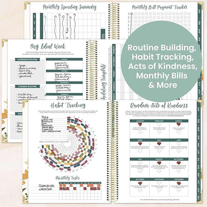 bloom daily planners 2026 Hardcover Calendar Year Goal & Vision Planner - Image 6