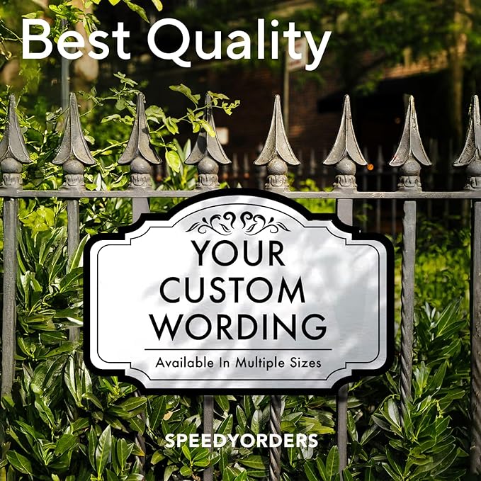 Custom Decorative Outdoor Signs, Personalized Aluminum, Customized Driveway - Image 7