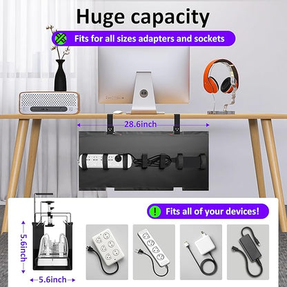Cotohim Under Desk Cable Management Tray - Image 2