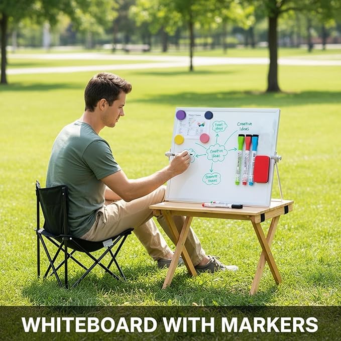 MXG Magnetic White Board Dry Erase, 10x14 Inch Double Sided Small Whiteboard - Image 8