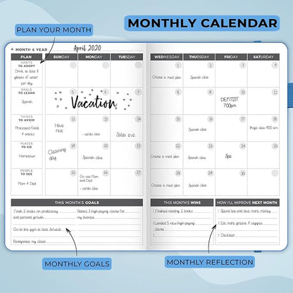 Clever Fox Planner – Undated Weekly & Monthly Planner - Image 4