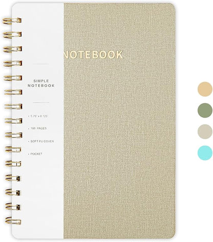 Spiral Notebook-5.75" x 8.125" College Ruled Journal by Oneirom