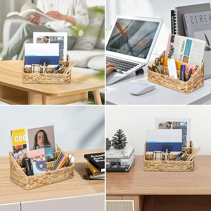 Boershun Desk Organizer – Countertop Mail Organizer, Magazine Holder, Boho - Image 8