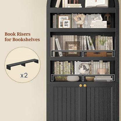 81" Tall Arched Cabinets, Bookcase - Image 3