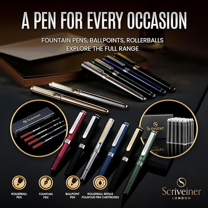 Scriveiner Stainless Steel Fountain Pen - Image 6