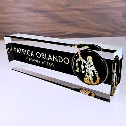 Artblox Office Desk Name Plate Personalized | Custom Name Plates by Artblox