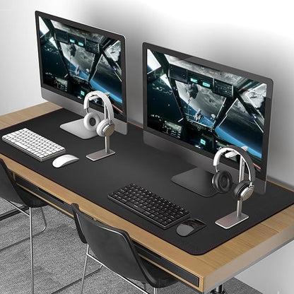 ZORESYN Desk Pad, PU Leather Desk Blotter Protector, Large Gaming Mousepad Desk - Image 3