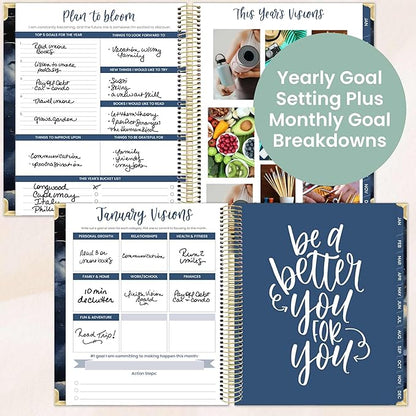 bloom daily planners 2026 Hardcover Calendar Year Goal & Vision Planner - Image 4