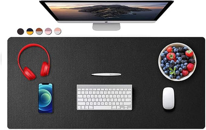 SUJAYU Dual Sided PU Leather Desk Pad, Mouse Pad, Office Desk Mat, Non-Slip by SUJAYU