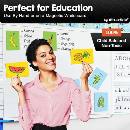 Attractivia Dry Erase Magnetic Labels 5.6 x 3.7 in, Solid Colors, Large Dry - Image 6