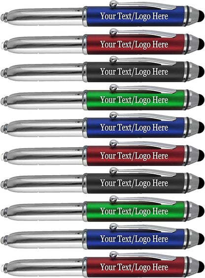Promotional Pens with Personalized Text or Custom Business Logo- Bulk 150 Pack- by Sypen