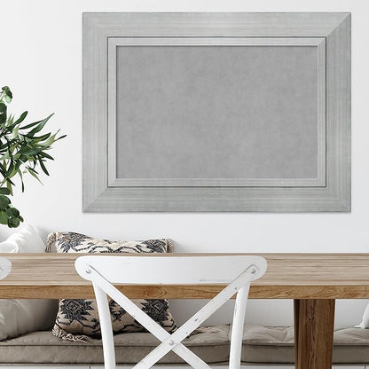 Amanti Art Silver Framed Magnetic Board 23x31 Medium Vision Board - Image 5