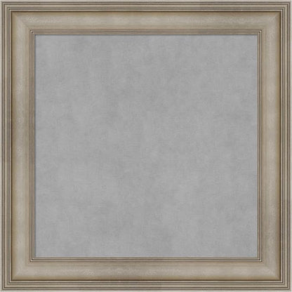 Amanti Art Silver Framed Magnetic Board 25x25 Medium Vision Board by AmantiArt