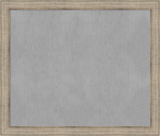 Amanti Art Silver Framed Magnetic Board 46x54 Oversize Vision Board by AmantiArt