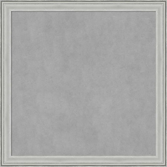 Amanti Art Silver Framed Magnetic Board 27x27 Medium Vision Board by AmantiArt