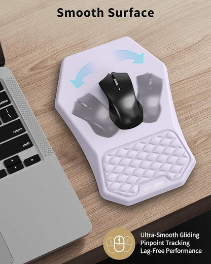 Ergonomic Mouse Pad and Keyboard Wrist Rest Support Set, Massage Design Mousepad - Image 6