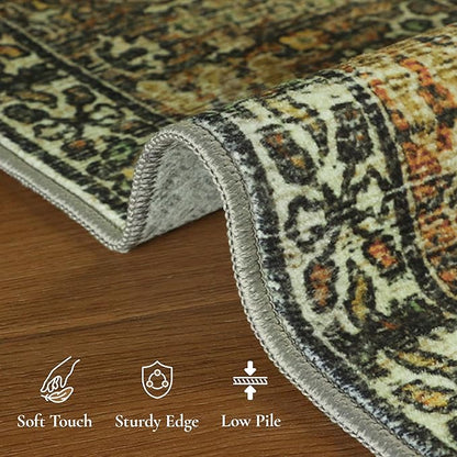 GENIMO Runner Rug 2x7 Machine Washable Non Slip Vintage Hallway Runner Rug - Image 6