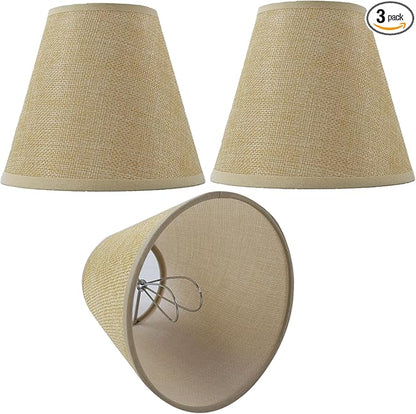 TAaMTYH small lamp shade chandelier shades set of 3，Fabric Lampshade by Unknown