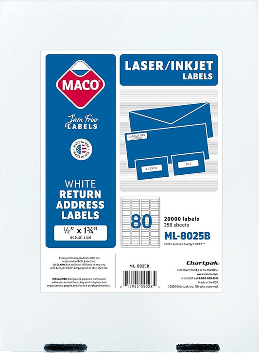 Printable Labels for Mailing by Maco