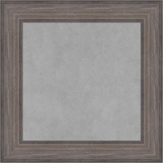 Amanti Art Grey Framed Magnetic Board 21x21 Small Vision Board by AmantiArt