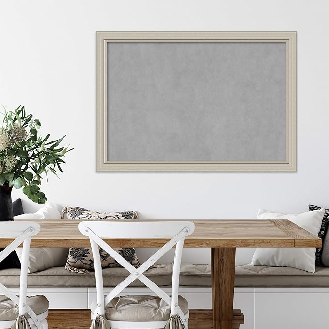 Amanti Art Silver Framed Magnetic Board 28x40 Large Vision Board - Image 5