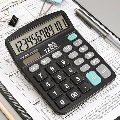 M&G Desk Calculator 12 Digit Office Calculators - Image 6