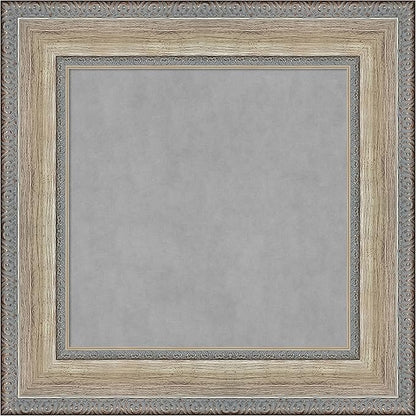 Amanti Art Silver Framed Magnetic Board 17x17 X-Small Vision Board by AmantiArt