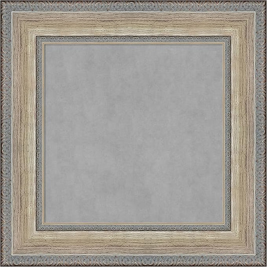 Amanti Art Silver Framed Magnetic Board 17x17 X-Small Vision Board by AmantiArt