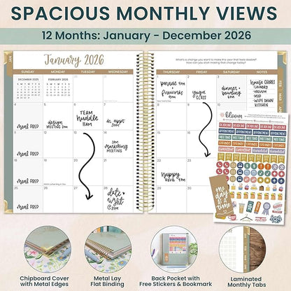bloom daily planners 2026 Hardcover Calendar Year Goal & Vision Planner - Image 2