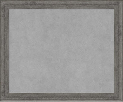 Amanti Art Grey Framed Magnetic Board 19x23 Small Vision Board by AmantiArt