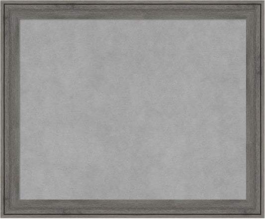 Amanti Art Grey Framed Magnetic Board 19x23 Small Vision Board by AmantiArt