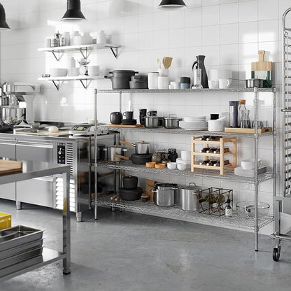 Regal Altair 18" Deep x 72" Wide x 54" Height Wire Shelving Kit | 4-Tier | NSF - Image 5