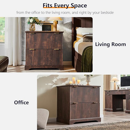 JXQTLINGMU 2 Drawer File Cabinet - Image 6