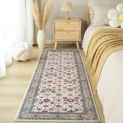 Rugcomf Runner Rug for Hallways Kitchen Rug Non Slip 2'6''x8' Washable Rugs - Image 6