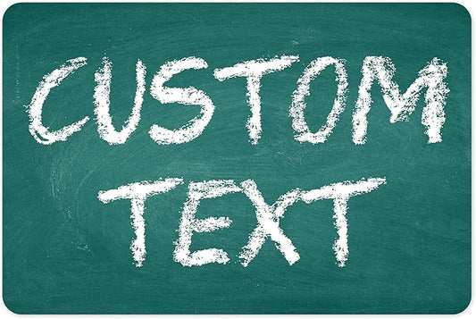 Custom Sign, Custom Street Sign, 11 Font Colors, 13 Font Styles, 4 Hole Options by MySignCenter