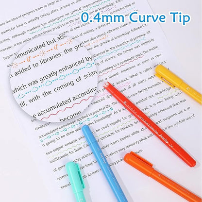 AECHY 12Pcs Dual Tip Markers Pens - Image 3