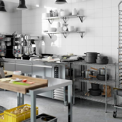 Regal Altair 18" Deep x 30" Wide x 34" Height Wire Shelving Kit | 3-Tier | NSF - Image 8