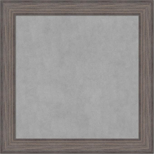 Amanti Art Grey Framed Magnetic Board 29x29 Medium Vision Board by AmantiArt