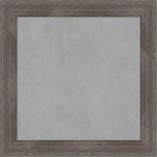 Amanti Art Grey Framed Magnetic Board 15x15 X-Small Vision Board by AmantiArt