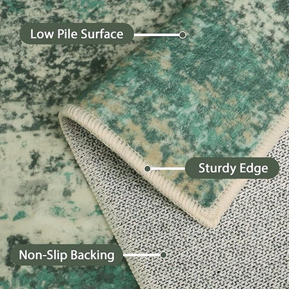 GENIMO Washable Rug-6x9 Area Rugs Lightweight Low Pile Carpet - Image 5