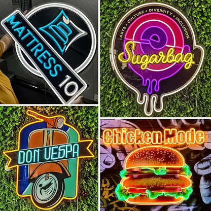 CIONAOR Custom Neon Sign, Personalized UV Printed LED Neon Sign LoGo - Image 3