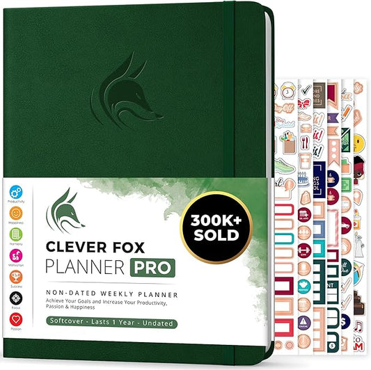 Clever Fox Planner PRO – Weekly & Monthly Life Planner to Increase Productivity by CleverFox