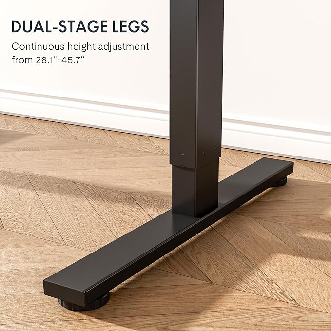 FLEXISPOT One-Piece Electric Standing Desk, 48 x 24 Inches Adjustable Desk - Image 6