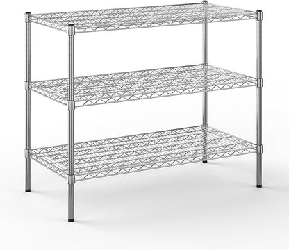 Regal Altair 21" Deep x 42" Wide x 34" Height Wire Shelving Kit | 3-Tier | NSF by Regal+Altair