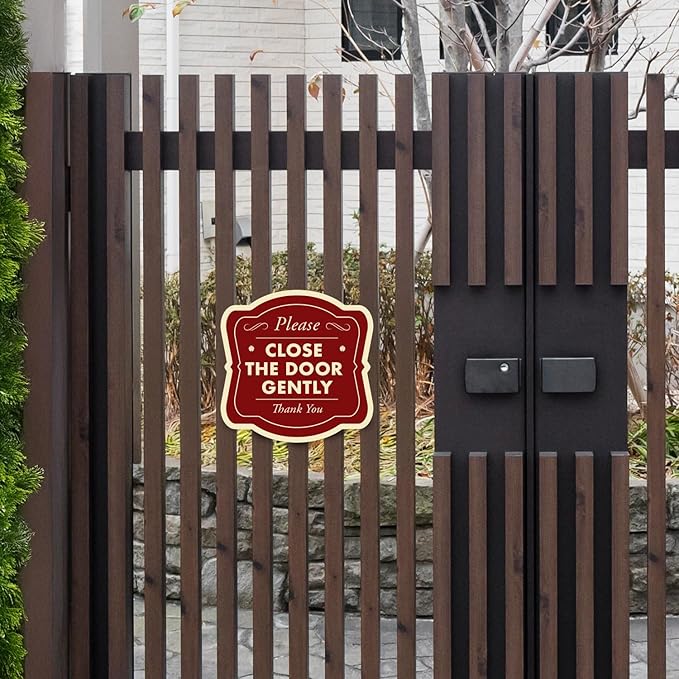 Custom Outdoor Aluminum Sign, Decorative Driveway Sign, Waterproof, 24x24 Red - Image 7
