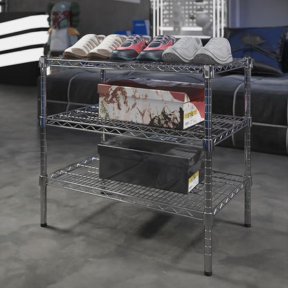 Regal Altair 18" Deep x 30" Wide x 27" Height Wire Shelving Kit | 3-Tier | NSF - Image 2