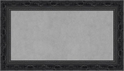 Amanti Art Black Framed Magnetic Board 16x28 Small Vision Board by AmantiArt