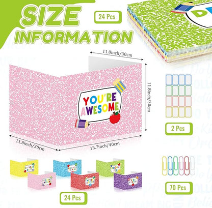 Cinrobiye 24 Pcs Inspirational Privacy Folders Standard - Image 2