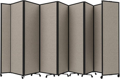 Versare Room Divider 360 Portable Wall Partition | Folding Panels | Large by VERSARE