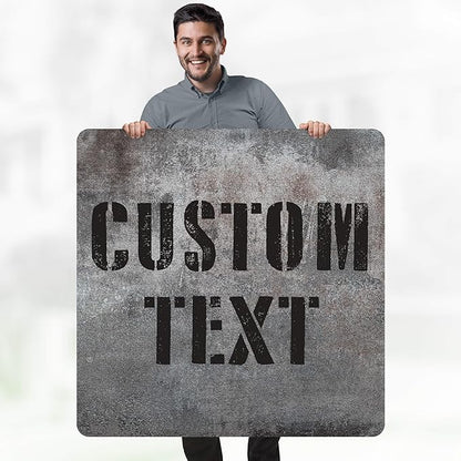 Custom Sign, Custom Street Sign, 11 Font Colors, 13 Font Styles, 4 Hole Options - Image 2